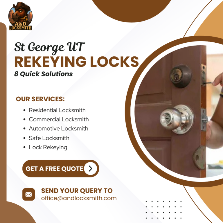 St George UT Rekeying Locks